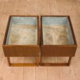 Pair of rosewood planters Kai Kristiansen for Salin Mobler s