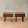 Pair of rosewood planters Kai Kristiansen for Salin Mobler s