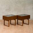 Pair of rosewood planters Kai Kristiansen for Salin Mobler s