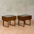 Pair of rosewood planters Kai Kristiansen for Salin Mobler s