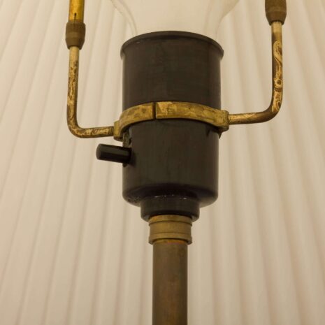 Rosewood floor lamp with Le Klint shade-4 Rosewood floor lamp with Le Klint shade