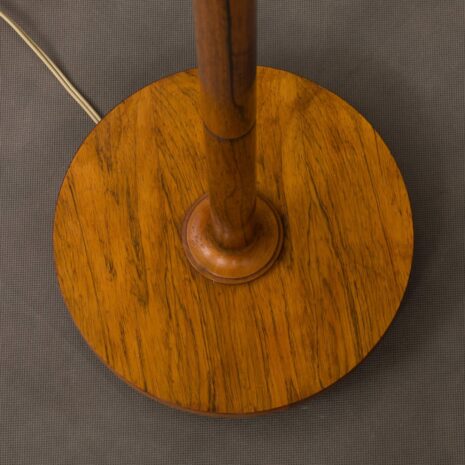 Rosewood floor lamp with Le Klint shade-6 Rosewood floor lamp with Le Klint shade