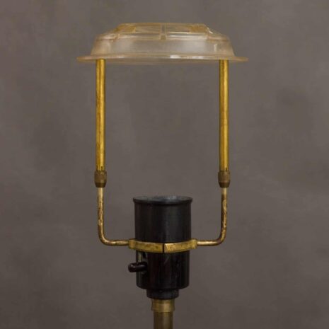 Rosewood floor lamp with Le Klint shade-8 Rosewood floor lamp with Le Klint shade