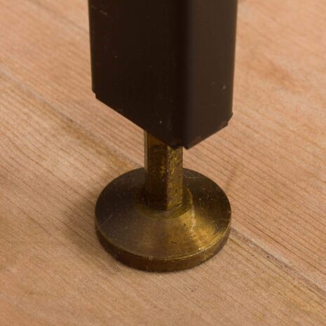 SELEX - SZAFKA ŚCIENNA Z DREWNA TEKOWEGO I METALU FIRMY INDUSTRIA MOBILI BAROVERO-14 SELEX TEAK AND METAL WALL UNIT BY INDUSTRIA MOBILI BAROVERO