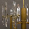 Sciolari brass and cristal chandelier