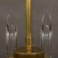 Sciolari brass and cristal chandelier