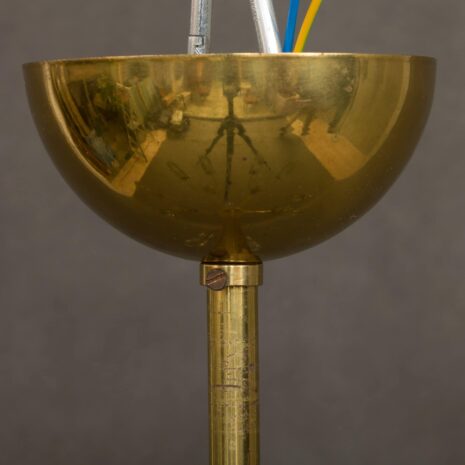 Sciolari brass and cristal chandelier-7 Sciolari brass and cristal chandelier