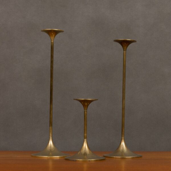 Set of  adjustable candle holders by Torben Orskov