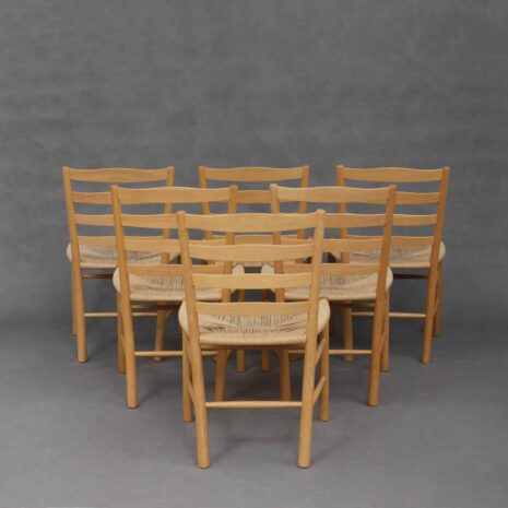 Set of 6 Kaare klint -Church -chairs-5 Set of Kaare klint Church chairs