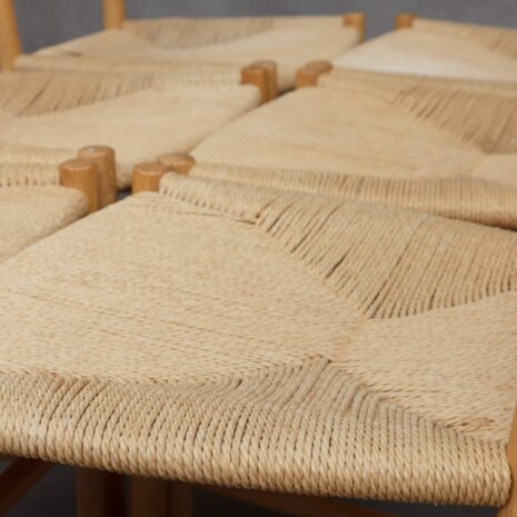 Set of 6 Kaare klint -Church -chairs-9 Set of Kaare klint Church chairs