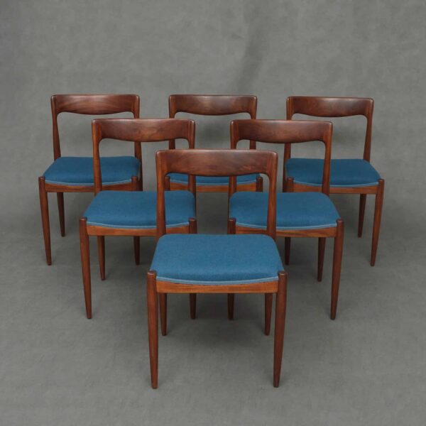 Six Arne Vodder Vamo Chairs