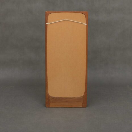 Lustro z drewna tekowego z małą półką, 1950-3 Teak Mirror with Small Shelf s