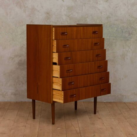 Komoda z drewna tekowego w stylu Kai Winding-3 Komoda z drewna tekowego w stylu Kai Winding