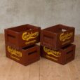 Vintage Carlsberg beer crates