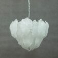 murano frosted glass italian chandelier