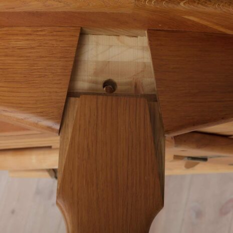 dąb-rozkładany-stół-by-henning-kjaernulf (2) oak extendable table by henning kjaernulf