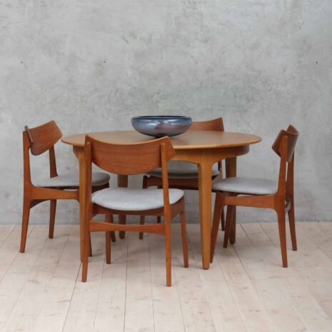 dąb-extendable-table-by-henning-kjaernulf (4) oak extendable table by henning kjaernulf