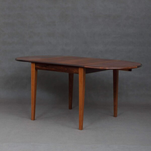 vintage danish table in rosewood and teak
