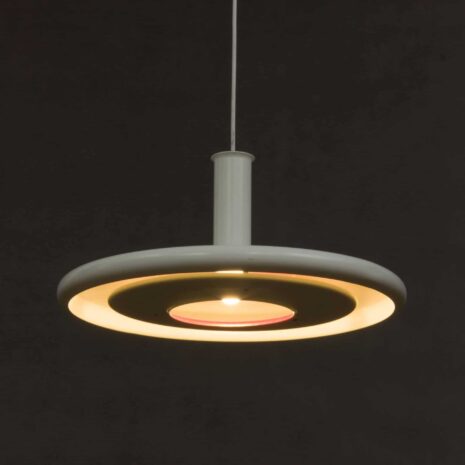 vintage-fog-morup-optima-6-lampa-w-białym-metalu-1970 (1) Lampa przeciwmgielna vintage morup optima z białego metalu