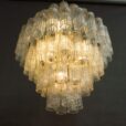 vintage murano glass chandelier for venini in glass