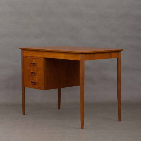 vintage small danish desk in teak
