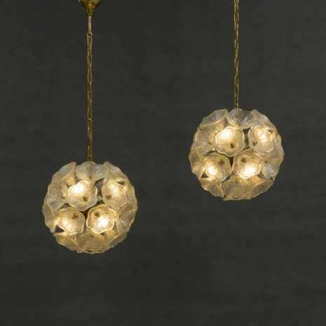 vintage-venini-flower-chandelier-in-murano-szkło (1) vintage venini flower chandelier in murano glass