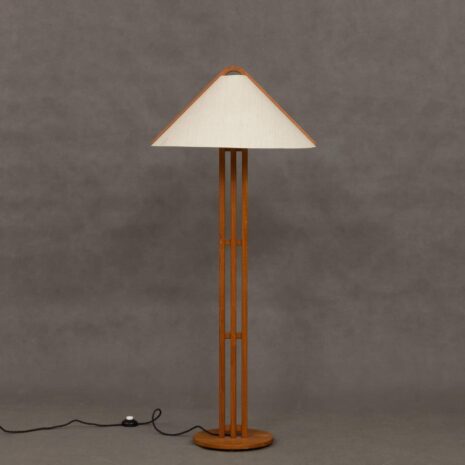 Teakowa lampa podłogowa-3 Teak floor lamp scaled