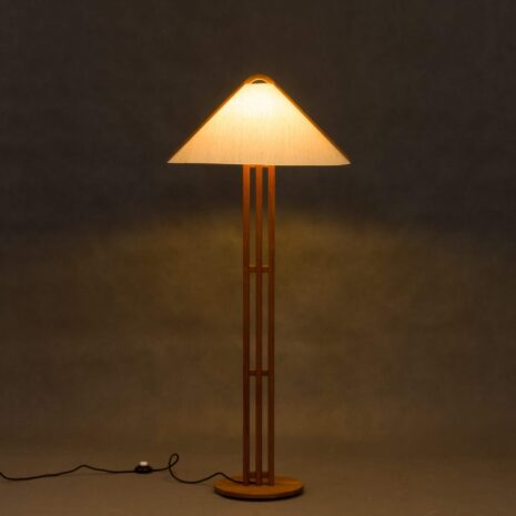 Teakowa lampa podłogowa-4 Teak floor lamp scaled