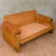 B B Italia two seater sofa in vintage leather   scaled