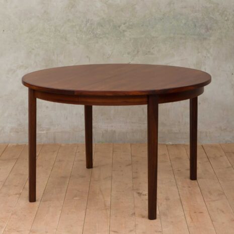 Danish rosewood extension table with 3 leaves 1961-2 Danish rosewood extension table with leaves scaled