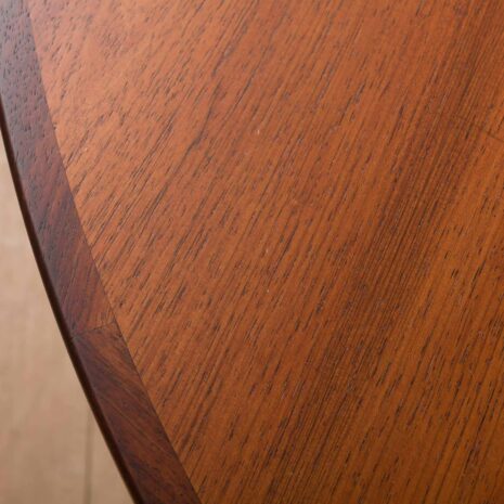 Danish rosewood extension table with 3 leaves 1961-4 Danish rosewood extension table with leaves scaled