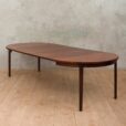 Danish rosewood extension table with  leaves   scaled
