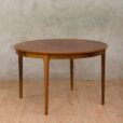 Danish rosewood extension table with two leaves   scaled