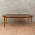 Danish rosewood extension table with two leaves   scaled