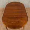 Danish rosewood extension table with two leaves   scaled