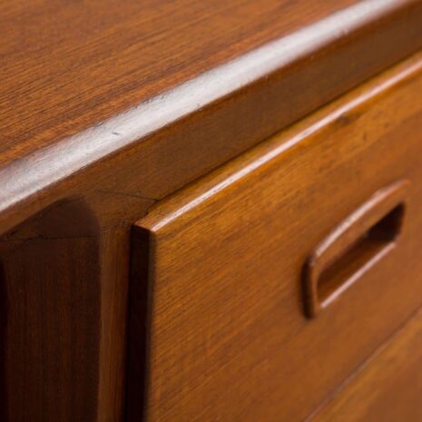 Danish teak sideboard with tambour door 2014-13 Danish teak sideboard with tambour door scaled