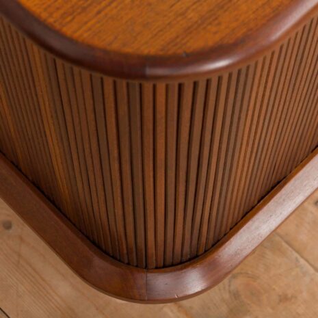 Danish teak sideboard with tambour door 2014-6 Danish teak sideboard with tambour door scaled