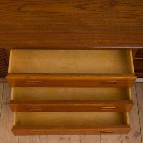 Danish teak sideboard with tambour door 2014-9 Danish teak sideboard with tambour door scaled