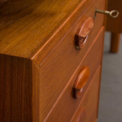 Kai Kristiansen teak desk for Feldballes 2015-13 Kai Kristiansen teak desk for Feldballes scaled