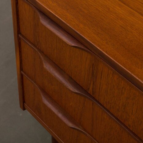 Small Danish teak 3 drawers dresser 2016-10 Small Danish teak drawers dresser scaled