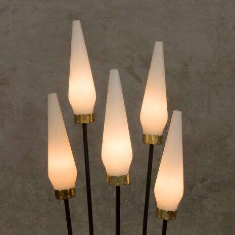 Stilnovo floor lamp from the 50s with five shades 1920-3 Stilnovo floor lamp from the s with five shades scaled