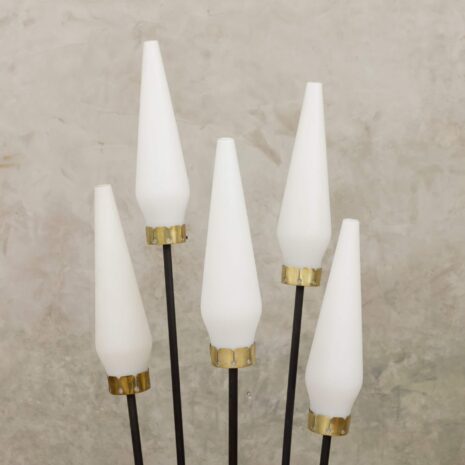 Stilnovo floor lamp from the 50s with five shades 1920-4 Stilnovo floor lamp from the s with five shades scaled