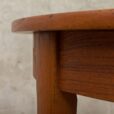 Hans Olsen style teak table with internal hide in plates   scaled