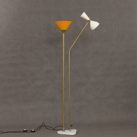 Italian brass floor lamp with marble base-1-11 Italian brass floor lamp with marble base scaled