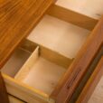 Small chest of drawers dresser in teak with solid teak pulls   scaled