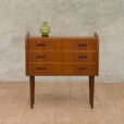 Small chest of drawers dresser in teak with solid teak pulls  scaled