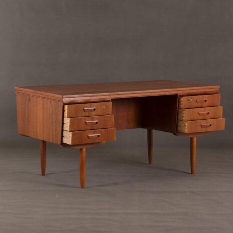 danish teak desk 2034-2 danish teak desk scaled