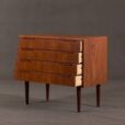 duńska komoda z drewna tekowego z szufladami