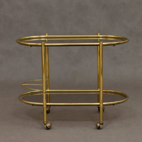 chariot de bar italien en laiton-2 italian brass bar trolley scaled