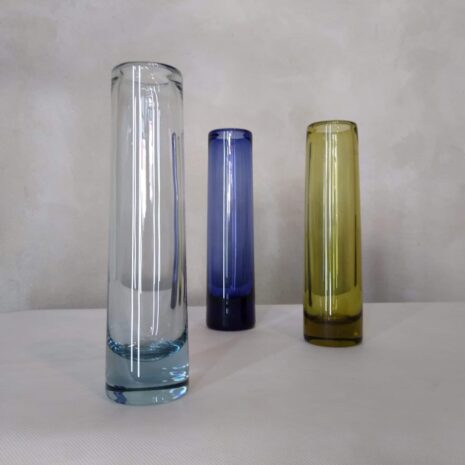 1938 Per Lutken 3 kolory Holmegaard szklane wazy 1 Per Lutken kolory Holmegaard szklane wazony skalowane skalowane
